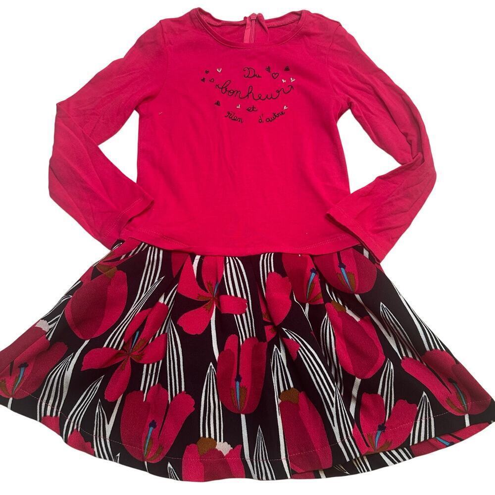 Catimini Long sleeve dress sz 5